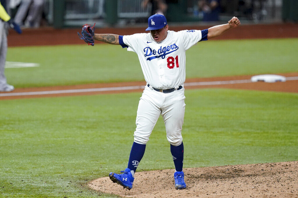 APTOPIX NLCS Braves Dodgers Baseball